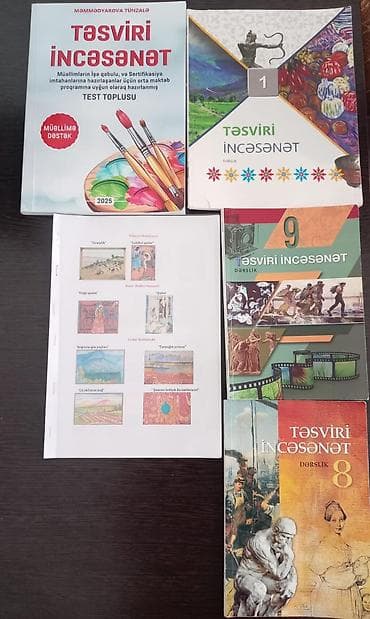 test kitablar: Məhsul: Metodika və Pedaqogika + Təsviri İncəsənət üzrə vəsait və test — 3
