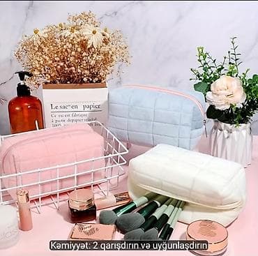 ysl canta: Məhsul: Yumşaq toxumalı makiyaj/aksesuar çantası - Material — 6