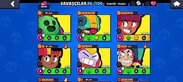 Digər oyun və konsollar: Brawl Stars oyun hesabı - Kupa sayı: 28 300+ - Prestij: 3 - Toplanan — 4