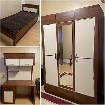 Oğlan və qız üçün, İşlənmiş, Təknəfərlik çarpayı, Yazı masası, Dolab
