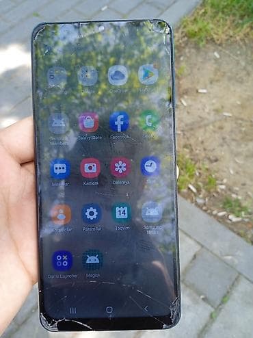 samsung a3164gb: Samsung Galaxy A12, 32 GB, rəng - Göy, Qırıq — 1