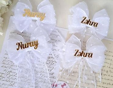 Sifariş qəbul olunur.Saç bantikləri cüt satılır. Metrolara pulsuz