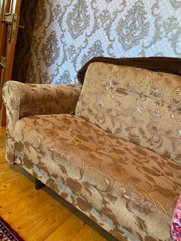 купить кресло раскладное бу: Б/у, Классический диван, 2 кресла, Диван, С подъемным механизмом, Раскладной — 2