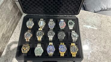 zümrüd qaşlı üzüklər: Yeni, Qol saatı, Rolex, rəng - Yaşıl — 1