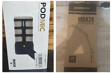 студийный микрофон samson: 🎙️ Bloggerlər və kontent yaradıcıları üçün ideal set satılır! Podmic — 1