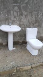 unitaz çəni: Sanitariya dəsti – unitaz, lavabo və güzg cemi 1hefde. isdfade — 2