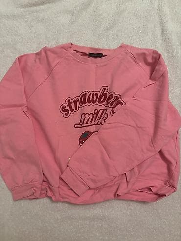 Svitşot, Trendyolmilla, XS, rəng - Çəhrayı — 1