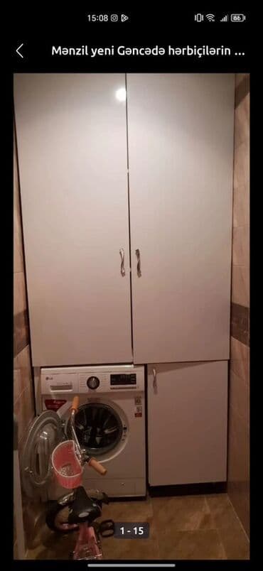 lalafo долгосрочная аренда квартир: Mənzil 3 otaqlıdır Gəncə şəhərində Hərbiçilərin binasında yerləşir — 12