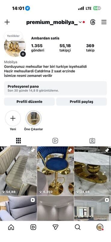 Masa və oturacaqlar, Türkiyə