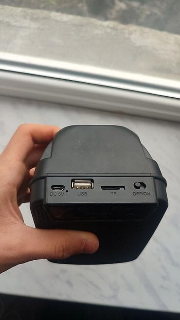 səs pultu: Kolonka, Növ - Portativ, rəng - Qara — 3