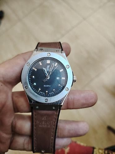 Смарт браслеты: Наручные часы, Hublot, цвет - Черный — 4