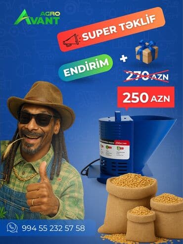 R🔥 Ən çox satılan Yem üyüdən APARATI – Avant Agro-dan super təklif! 🚚