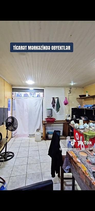 kafe stolari: Ticarət mərkəzində yerləşən fəaliyyətə hazır obyekt. - Giriş: Şüşə — 4