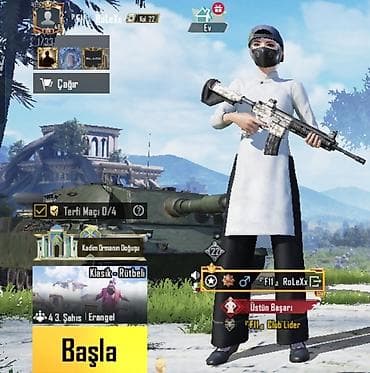 kurtka deri: PUBG Mobile oyun hesabı – tam hazır və aktiv - Səviyyə: 48+ - Mövsüm — 1