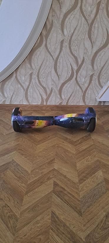 cd disk: Elektrik hoverboard (gyroskuter) – kosmos dizaynlı korpus və LED — 5