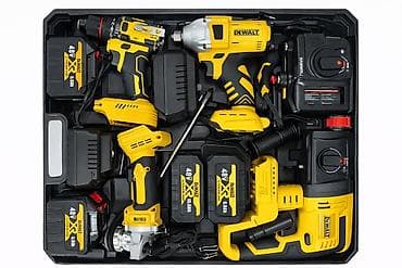 alətlər: Dewalt Akkumulyatorlu Peşəkar Alət Dəsti – tam komplekt — 1