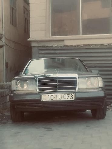 06 sekileri: Mercedes-Benz E-Class W124 sedan - Kuzov: sedan, tünd boz rəng, xrom — 5