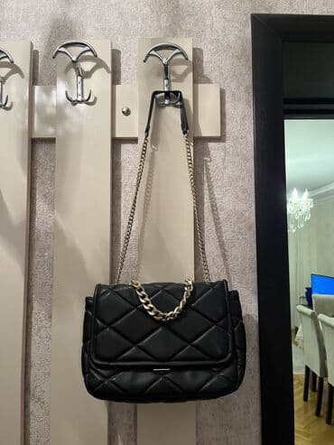 сумка на плечо: Çiyin çantası, Mango, İşlənmiş — 7