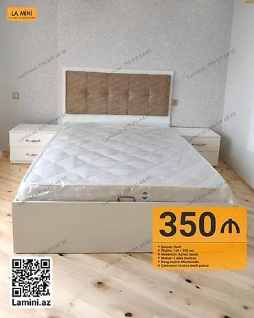 taxt tumba: Yataq dəsti – La Mini - Çarpayı (taxt) ölçüləri: 160 × 200 sm - — 1