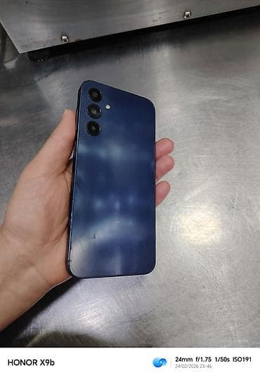 honor telefonlari: Samsung Galaxy A25, 256 GB, rəng - Göy, Zəmanət, Sensor, Barmaq izi — 2