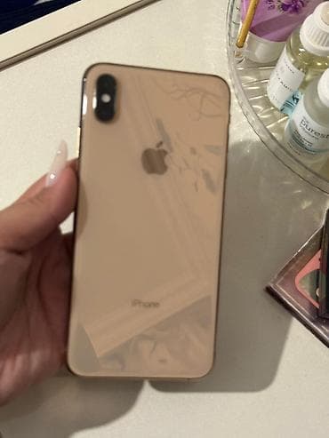 iphone adapter original: IPhone Xs Max, 64 GB, Qızılı, Barmaq izi — 4