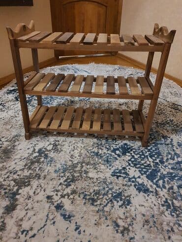 Sifarişlə mebel: Ayaqqabı rəfi, Düz — 1