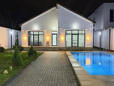 Mərdəkanda yerləşən isti, hovuzlu bağ evimiz xidmətinizdədi,xidmətə