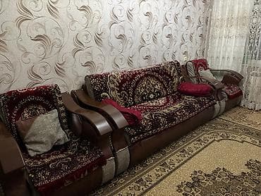 klasik divanlar: İşlənmiş, Klassik divan, 2 kreslo, Bazasız, Açılan — 7