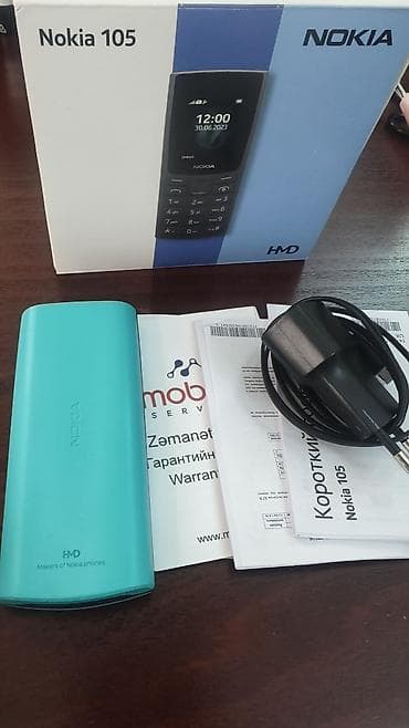 Nokia < 2 GB Memory Capacity, rəng - Göy, Düyməli — 2
