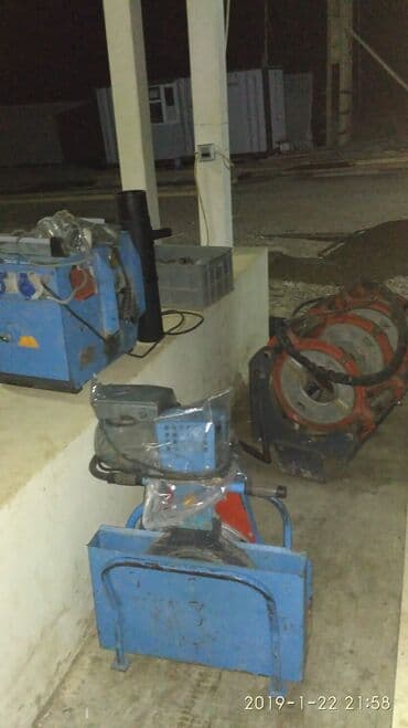 Polietilen (PE 100) borularin qaynaq edilməsi və satışı. Alin qaynagi