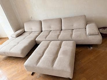 pufik: Divan satılır pufiklə birlikdə cəmi 300₼. Ünvan — 1