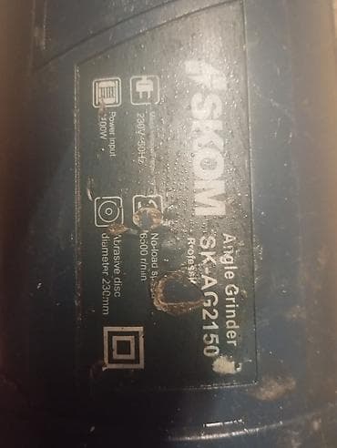 elektron saat: SKOM SK-AG2150 bucaqslıdaş (angle grinder) - Model: SK-AG2150 - Güc — 3
