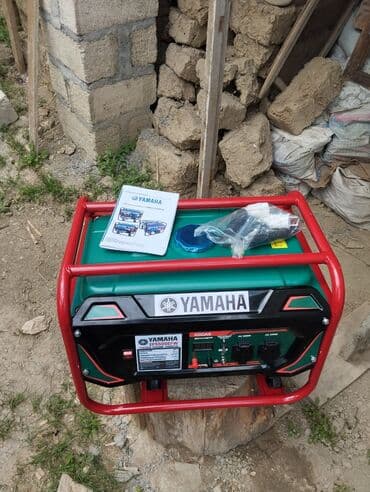 nol faza matorlar: Yeni və orijinal qablaşdırmasında olan Yamaha YG2000W generatoru. Bu — 1