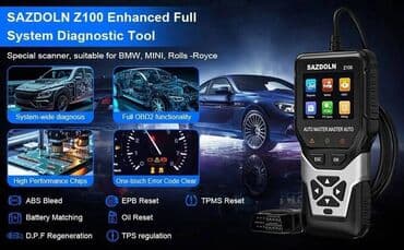 toyota qiymeti: BMW diaqnostika cihazı. SAZDOLN Z100 OBD2 cihazı 🚗 BMW,🚗 Mini və — 4