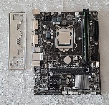 pc setup: Bundle satılır - 100 AZN Ana plata : Gygabyte GA-H81M-D2W CPU  — 1