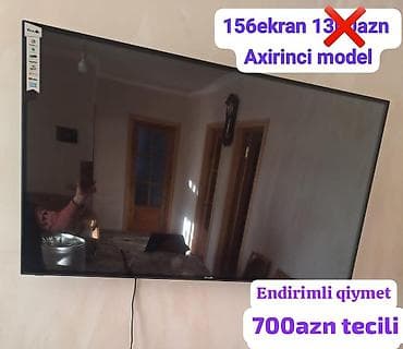 irshad iphone 11: 156 ekran (təxminən 62 düym) divara quraşdırılmış Smart TV. Endirim — 1