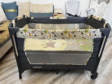 uşaq manejləri: VAVA uşaq beşik–maney (portativ playpen) - Ölçü: təxmini 100×60 sm — 6