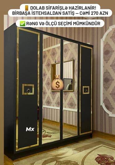 hamam ucun şkaf: Yeni, Qarderob, paltar dolabı — 1