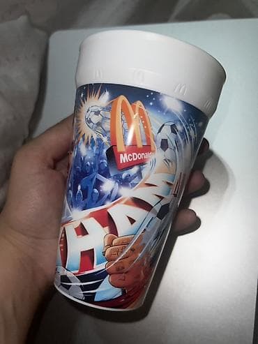 plastik qab: Stəkanlar, rəng - Ağ, 1 əd — 3