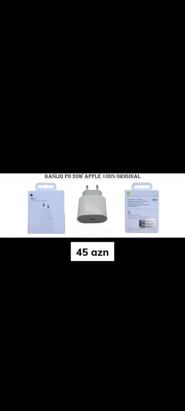 appel: Adapter Apple, 20 Vt, Yeni — 1