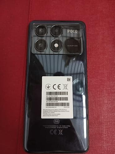 asus zenfone 3: Poco X6 Pro, 512 GB, rəng - Qara, Düyməli, Sensor, Barmaq izi — 6
