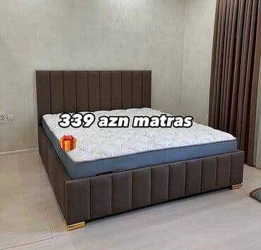 i̇ki mərtəbəli çarpayı: Yeni, İkinəfərlik çarpayı, Bazasız, Matras ilə, Siyirməsiz, Azərbaycan — 1