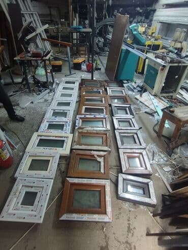 şüşə qiyməti: İşlənmiş İkiqat şüşə paketi Plastik pəncərə, Еni: 140 sm, Uzunluğu: 150 sm, Ödənişli quraşdırma — 20