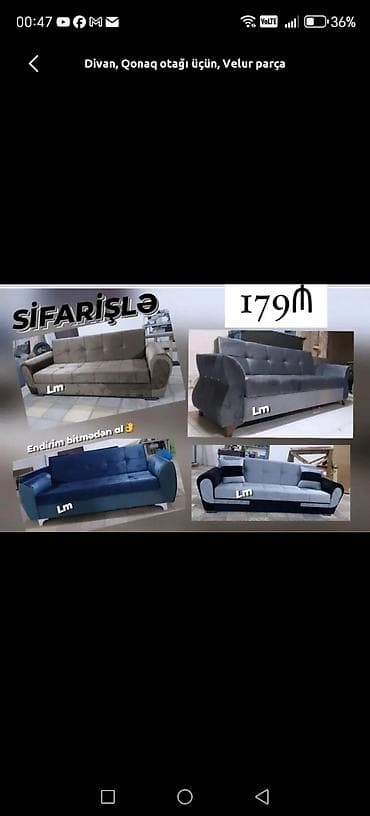 masa acilan: Divan, Açılan, Bazalı, Vеlur parça, Pulsuz çatdırılma — 2