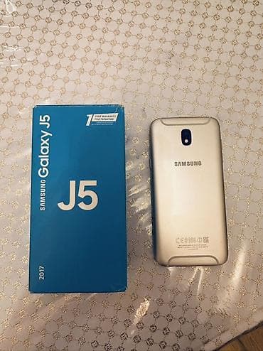 tapsi adaptor: Samsung Galaxy J5, 16 GB, rəng - Qızılı, Zəmanət — 1