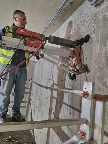 temiri: Beton deşmə və kəsim xidməti – Hilti DD 200 karot qurğusu ilə Təsvir — 3
