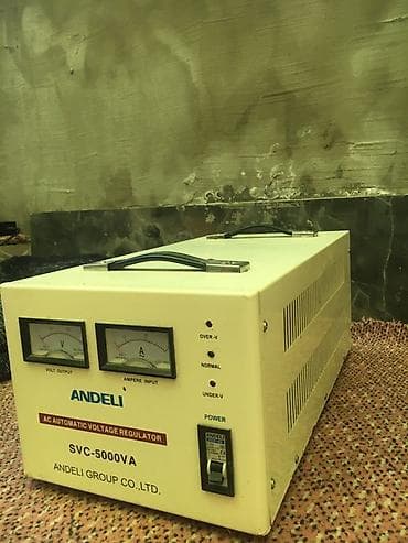 İŞLƏK VƏZİYYƏTDƏDİR ANDELI SVC-5000VA – AC Automatic Voltage