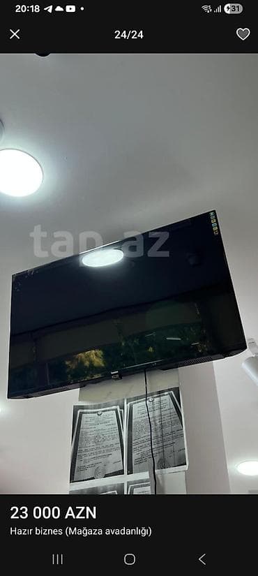 televizor aliram: 2023 il istehsalidi uzluk bele ekranda qalir. 750 alinib 570e — 4