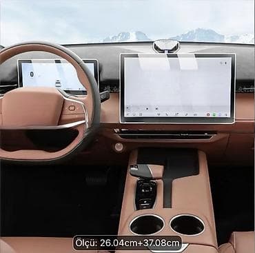 touch screen: Avtomobil multimedia ekranı üçün şəffaf qoruyucu şüşə (2 hissəli) - — 1