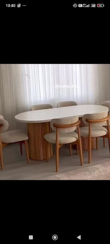 Masa və oturacaq dəstləri: Masa desti yeni — 1